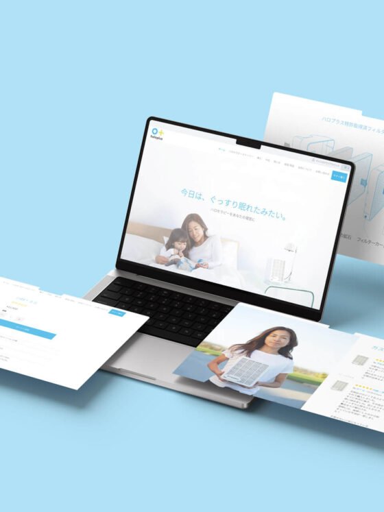 Japanese website UX design and development