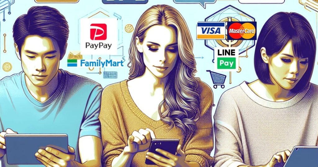 Payment systems on Japanese e-commerce sites